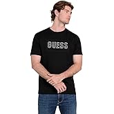 Guess Mens Eco Short Sleeve Guess Embossed Logo Tee