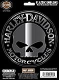 Chroma 8123 Harley-Davidson Skull Classic Emblem Decal