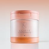Licorne Salmon DNA PDRN Toning Pads (70 Count) - Korean Exfoliating Facial Toner Pads for Glass Skin - Hydrating & Pore Minimizing Essence Pad with Niacinamide & Adenosine for Radiant Youthful Glow