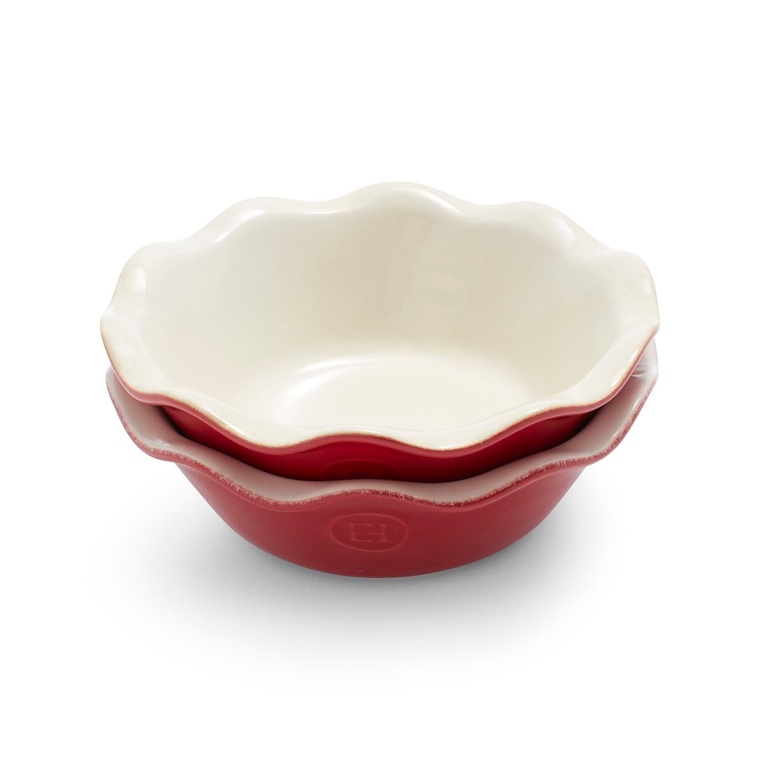 Photo 1 of 1/2 Emile Henry Mini Pie Dish (Set Of 2) | Rouge
