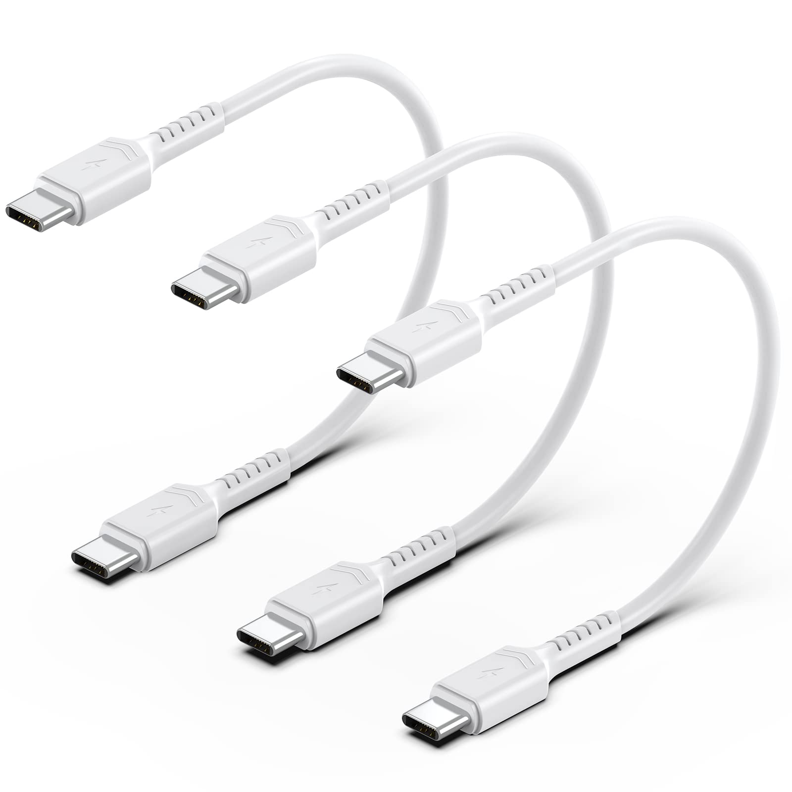 Ainope usb c cable to usb c 60w 2pack 66ft nylon braided type c