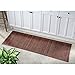 iDesign Formbu Bamboo Floor Mat Non-Skid, Water-Resistant Runner Rug for Bathroom, Kitchen, Entryway, Hallway, Office, Mudroom, Vanity , 72