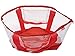 Ensign Peak Clear ZIPPER tote with color trim and bottom, Red trim