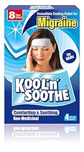 Image of Kool 'n' Soothe Migraine Cooling Strips 4 Strips-PACK OF 3