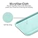 TORRAS [Love Series iPhone 6S Case/iPhone 6 Case, Liquid Silicone Rubber Shockproof Case with Soft Microfiber Cloth Cushion Compatible with iPhone 6 / 6S, Mint