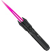 Large Torch Lighter, Camping Windproof Refillable Butane Lighters, Jet Flame Straight Flame Bright Fire Adjustable Color for Survival Candle Hiking Fireplace Kitchen Home Party BBQ (Without Fuel)
