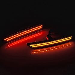 4PCS Smoked Lens Amber/Red Front Rear Full LED Side