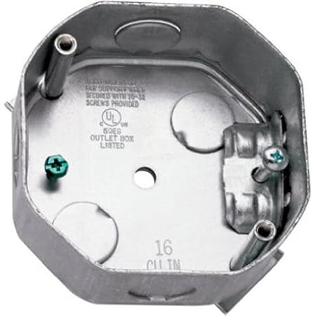 Hubbell Raco 937 Old Work 2 1 8 Inch Deep Ceiling Fan Octagon Box