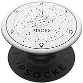 Celestial Pisces Zodiac Sign Astrology PopSockets Adhesive PopGrip