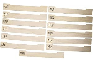 DYNWAVE Vinyl Record Dividers, Alphabetical Dividers, Premium Record Storage Separators for Library Album, Shelf Letter Organ