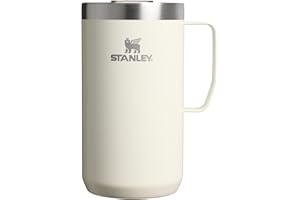 STANLEY Everyday Camp Mug | Drink Through Lid | Cup for Coffee, Tea and Drinks | Insulated Stainless Steel Coffee Mug | BPA-Free