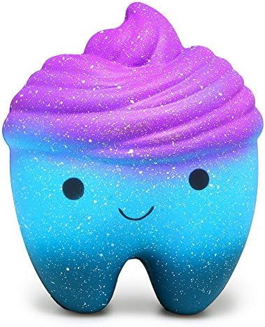 Anwish Starry Sky Tooth Squishy Super Jumbo Slow Rising Rare Fun Toy