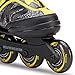K2 Skate Raider Boa Inline Skates, Gray/Yellow