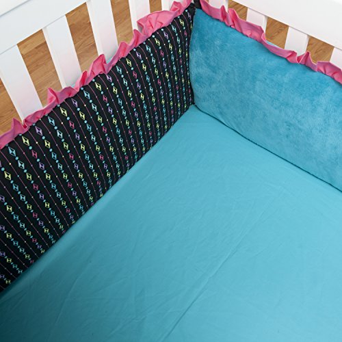 One Grace Place Magical Michayla Crib Sheet, Turquoise