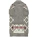 KOOLTAIL Horn Button Dog Sweater for Medium Dogs Cute Pet Clothes for Winter, Grey M
