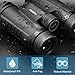 PAIPU 10X40 Compact Binoculars for Adults - Professional Powerful HD Lightweight Binoculars for Birds Watching Hunting Concerts with Clear Weak Light Vision
