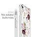iPhone 6 case,iPhone 6s Case with Flowers, LUOLNH Slim Clear Chrome Gold Floral Pattern Soft Flexible TPU Back Cover Case for Apple iPhone 6/6s [4.7 inch] -C