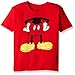 Disney Little Boys' Toddler Mickey Headless Group T-Shirt Toddler, Red, 4T