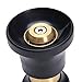 Car Wash Nozzle - Hose Nozzle - Fireman Style - Heavy Duty Brass - Fits All Standard Garden Hoses - High Pressure Sprayer