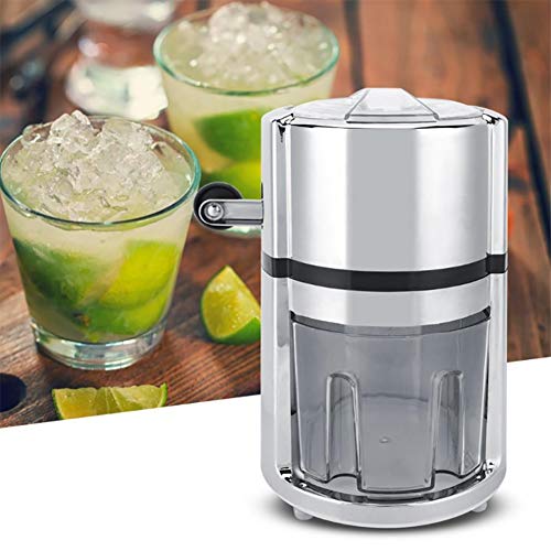 ALY Eiscrusher Maschine Mit Edelstahlklinge ideal für Softdrinks Cocktails oder kalte – Bild 3
