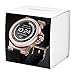 Michael Kors Access, Men’s Smartwatch, Dylan Rose Gold-Tone Stainless Steel with Black Silicone, MKT5010