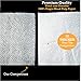 Suare Supply 100 Disposable Rose Gold Foil/Copper Cocktail Napkins | Birthday Wedding Baby/Bridal Shower Celebration/Party/Event | Dessert/Cake table