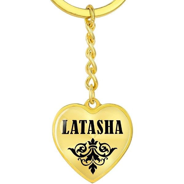 Miranda v01 - Heart Pendant Luxury Keychain 18K Yellow Gold Finish