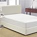 Mellanni Twin XL Fitted Sheet - Iconic Collection Bedding Sheets with up to 16 inch Deep Pocket - Soft & Cooling - Fade & Stain Resistant - 1 PC (Twin XL, White)