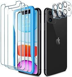 CANSHN [3+3 Pack 3 Pack Screen Protector for iPhone