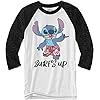 Disney Graphic Tees Lilo & Stitch Mens Shirts – Surfs Up Long Sleeve Tee Shirts for Men