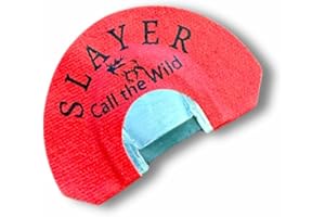 SLAYER CALLS CALL THE WILD Slayer Calls Clearwater Series – The Miner Elk Diaphragm Call – Premium .003 Latex Reed for Deep Bugles, Grunts & Cow Sounds – Durable, Realistic Elk Call – Gray – Made in The USA