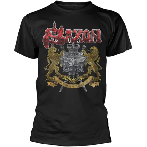 SAXON Isle of Man Live Tシャツ 1990 SAXON Isle of Man Live Tシャツ 1990 Saxon-T-Shirt-Saxon