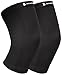 Knee Compression Sleeves (1 pair) By FitXpert - Crossfit, Patella Protection, Knee Support and Pain Relief in Weight Lifting, Knee Sleeves for Both Men & Women