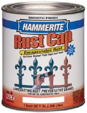 FLAT BLACK SMOOTH FINISH QT. SMOOTH FINISH HAMMERITE QUART