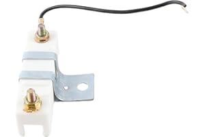 Eacam Auto Parts Ignition Coil Resistor, Wear Proof Metal Ceramic Device for 1.5 Ohm Classic Car, Usually Installed on Classi