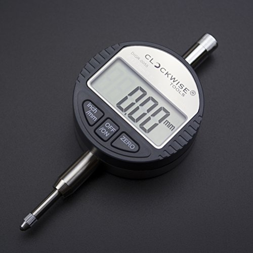 Clockwise Tools DIGR0055 Electronic Digital Dial Indicator Gage Gauge