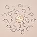 Pandahall 100PCS 304 Stainless Steel Lever Back Hoop Earrings 10x15mm, France Earring Hoop