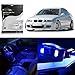 Partsam LED Interior Package Light Kits Replacement for BMW E46 Sedan Wagon Coupe 1999-2005 - 7 Pieces/Blue