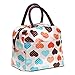 IEason Tote Lunch Bag, Portable insulated Picnic Lunch Bag Tote Zipper Organizer LunchBox