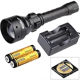 Evolva Future Technology T50 IR 50mm Lens Infrared Flashlight Night Vision Torch Light - Infrared Light is Invisible to Human Eyes