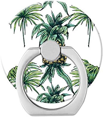 Cute Cell Phone Holders ,360°Rotation Finger Ring Phone Stand Mounts For Smartphones And Tablets ,Pineapple Watercolor Cartoon Painting Creative Collage Phone Stand Mounts