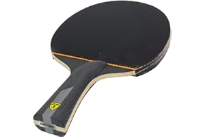 Killerspin Impact Series Table Tennis Paddles - Black/Black Ping Pong Racket, Table Tennis Equipment for Beginners/Intermediates - Ensures Solid Control and Spin