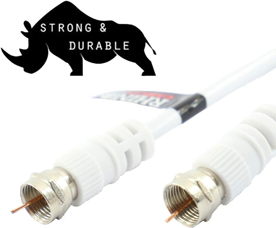 rhinocables Fplug Satellite Shotgun Coax Aerial cables F Type Screw