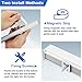 Under Cabinet Light, SOLMORE Wireless Motion Sensor Closet Lights, 32LED Night Light Rechargeable Safe Lights Dual Colors White and Warm White for Wardrobe, Kitchen,Cabinet,Stairway,Hallway,Emergency