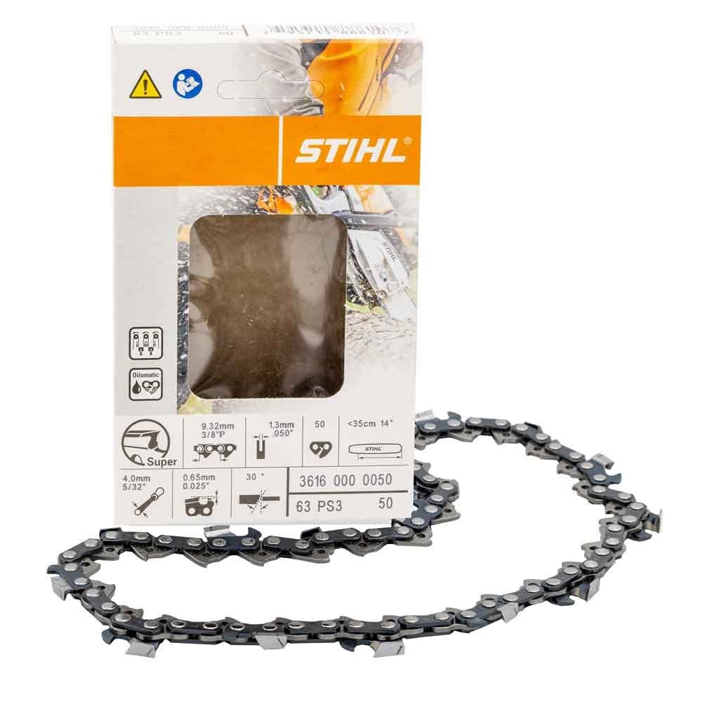 Stihl 3616 000 0050 Chainsaw Chain 3/8 “, 1.3 mm 50 GL 35 cm Picco Super PS Sword