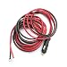 12V 15A Heavy Duty Male to Male Cigarette Plug Cigarette Lighter Adapter Charger Cord With LED Lights And Fuse Protection On Both Plugs primary