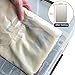 SHONPY Men/Women Adults 12 Cells See Through Underbed Shoe Storage Bag Organizer, Beige