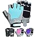 MRX BOXING & FITNESS Weight Lifting/Exercise Grip Gloves for Women, Great for Workouts, Weight Training and More, Sky Blue Small