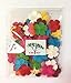 RATREE 888 Handmade100 pcs Patch Starburst Flowers 29x29mm Mulberry Paper Flowers Scrapbooking Wedding DIY Craft Supplies Card Artificial Flowers 10 Colors