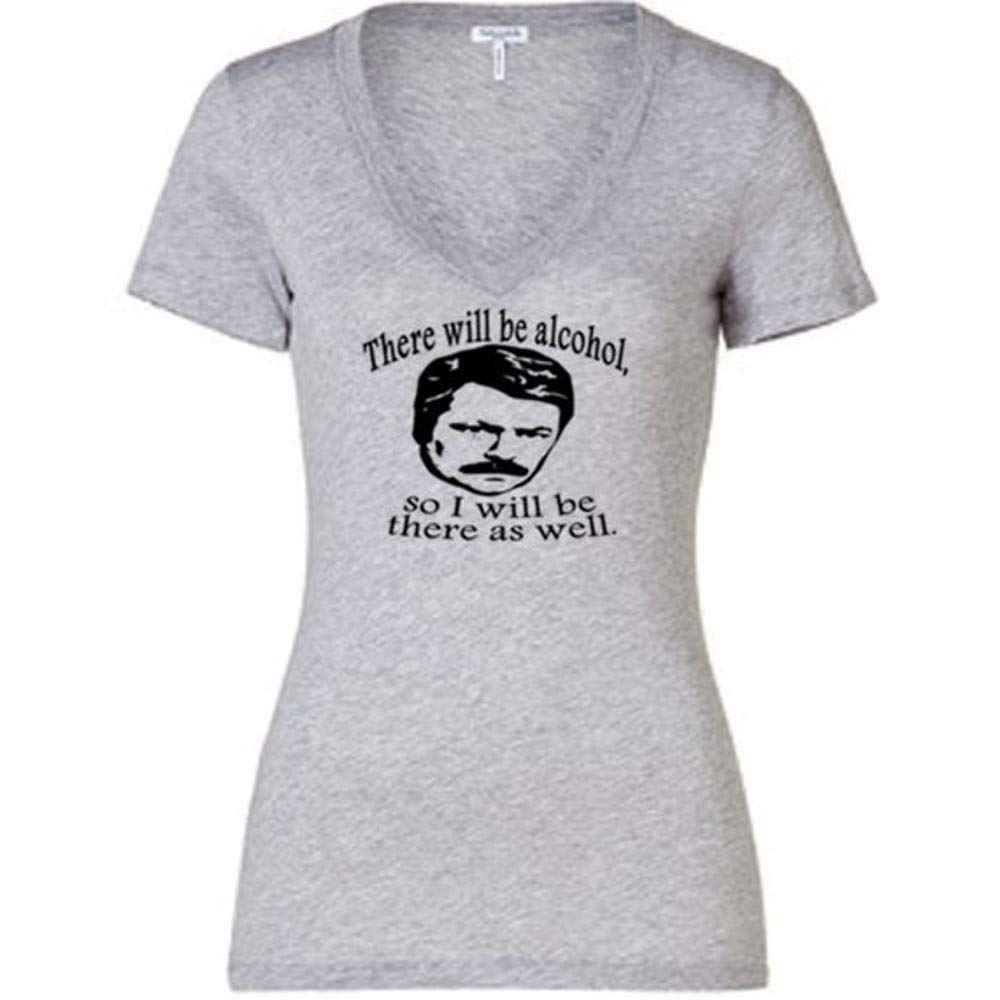 Jenuine Crafts Ron Swanson Parks And Rec Alcohol Funny T Shirt